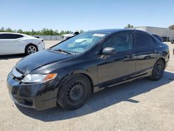 Salvage cars for sale at Fresno, CA auction: 2010 Honda Civic LX