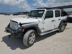 Vehiculos salvage en venta de Copart West Palm Beach, FL: 2020 Jeep Wrangler Unlimited Sport