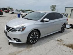 Salvage cars for sale from Copart Kansas City, KS: 2018 Nissan Sentra SR Turbo