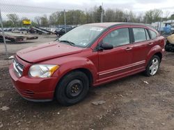 Salvage cars for sale from Copart Chalfont, PA: 2007 Dodge Caliber R/T