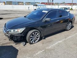 Honda Accord Sport salvage cars for sale: 2015 Honda Accord Sport