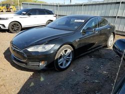 Salvage cars for sale at Hillsborough, NJ auction: 2015 Tesla Model S 70D