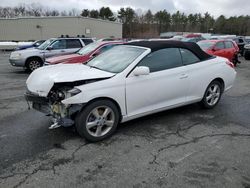Salvage cars for sale at Exeter, RI auction: 2006 Toyota Camry Solara SE