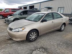 Toyota Camry LE salvage cars for sale: 2005 Toyota Camry LE