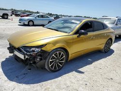 Salvage cars for sale at Arcadia, FL auction: 2020 Hyundai Sonata SEL Plus