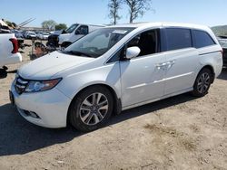 Salvage cars for sale from Copart San Martin, CA: 2017 Honda Odyssey Touring