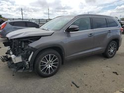 Salvage cars for sale at Nampa, ID auction: 2018 Toyota Highlander SE