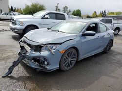 Salvage cars for sale at Woodburn, OR auction: 2021 Honda Civic Sport