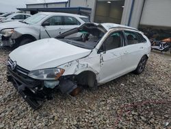 Salvage cars for sale at Wayland, MI auction: 2015 Volkswagen Golf Sportwagen TDI S