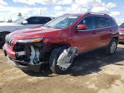 Salvage cars for sale at Chicago Heights, IL auction: 2015 Jeep Cherokee Latitude