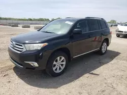 Salvage cars for sale at Kansas City, KS auction: 2012 Toyota Highlander Base