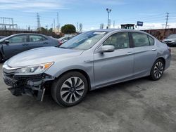 Salvage cars for sale at Wilmington, CA auction: 2017 Honda Accord Hybrid EXL