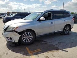Salvage cars for sale at Grand Prairie, TX auction: 2015 Nissan Pathfinder S