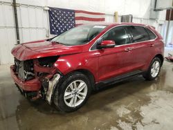 Salvage cars for sale at Avon, MN auction: 2018 Ford Edge SEL