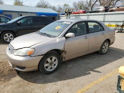 Salvage cars for sale from Copart Wichita, KS: 2003 Toyota Corolla CE