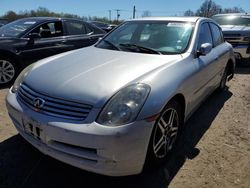 Salvage cars for sale from Copart Hillsborough, NJ: 2004 Infiniti G35