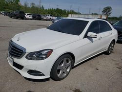 Salvage cars for sale from Copart Bridgeton, MO: 2016 Mercedes-Benz E 350 4matic