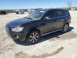 Salvage cars for sale from Copart Kansas City, KS: 2013 Mitsubishi Outlander GT