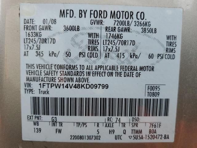 2008 Ford F150 Supercrew