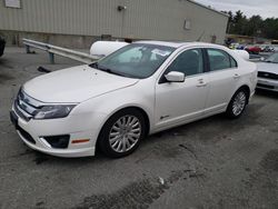 Salvage cars for sale at Exeter, RI auction: 2010 Ford Fusion Hybrid