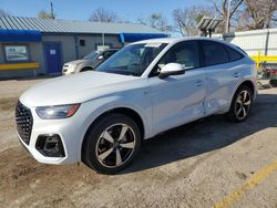 Salvage cars for sale from Copart Wichita, KS: 2022 Audi Q5 Sportback PRM PLS 45