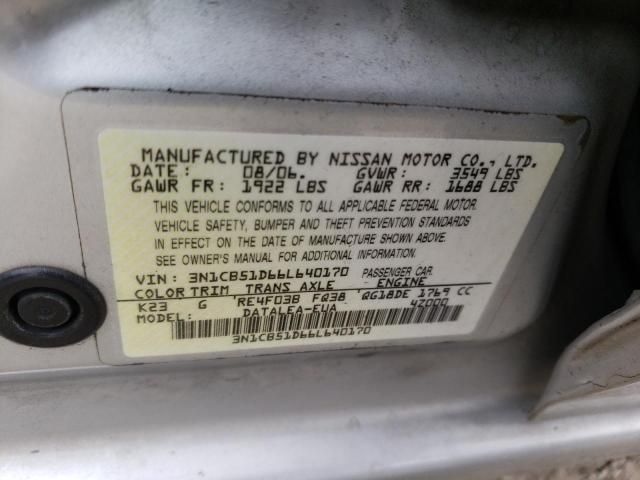 2006 Nissan Sentra 1.8