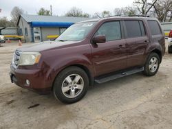 Salvage cars for sale from Copart Wichita, KS: 2011 Honda Pilot EXL