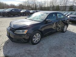 Salvage cars for sale at North Billerica, MA auction: 2012 Volkswagen Jetta SE