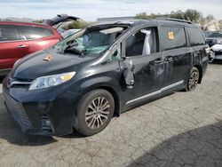Salvage cars for sale at Las Vegas, NV auction: 2019 Toyota Sienna XLE