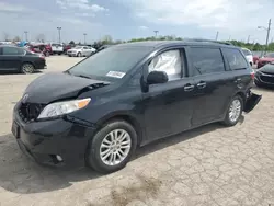Salvage cars for sale from Copart Indianapolis, IN: 2015 Toyota Sienna XLE