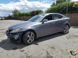 Salvage cars for sale at auction: 2013 Lexus IS 250