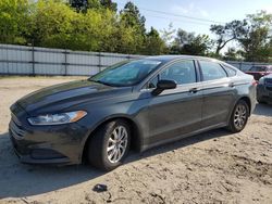 Salvage cars for sale at Hampton, VA auction: 2015 Ford Fusion S