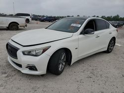 Salvage cars for sale at Houston, TX auction: 2017 Infiniti Q50 Premium