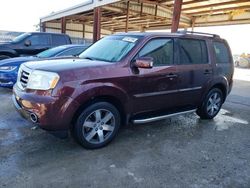 Salvage cars for sale from Copart Riverview, FL: 2012 Honda Pilot Touring