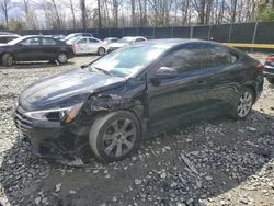 Salvage cars for sale from Copart Waldorf, MD: 2019 Hyundai Elantra SE