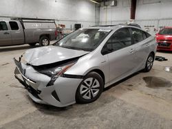 Salvage cars for sale from Copart Milwaukee, WI: 2018 Toyota Prius