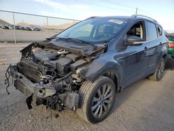 Salvage cars for sale at North Las Vegas, NV auction: 2017 Ford Escape Titanium