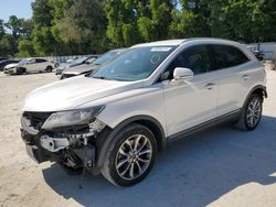 Lincoln salvage cars for sale: 2017 Lincoln MKC Select