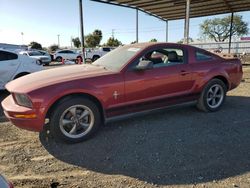 Salvage cars for sale at San Diego, CA auction: 2006 Ford Mustang