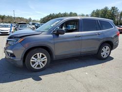 Salvage cars for sale at Exeter, RI auction: 2016 Honda Pilot LX