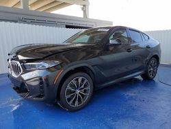 Salvage cars for sale from Copart West Palm Beach, FL: 2024 BMW X6 XDRIVE40I