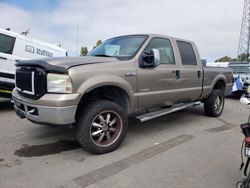 Salvage cars for sale from Copart Hayward, CA: 2006 Ford F350 SRW Super Duty