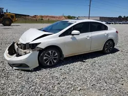 Salvage cars for sale at Tifton, GA auction: 2015 Honda Civic EX