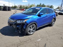 Salvage cars for sale at Denver, CO auction: 2022 Honda HR-V EXL