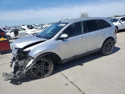 Salvage cars for sale at Sacramento, CA auction: 2014 Ford Edge SEL