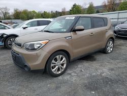 Salvage cars for sale at Grantville, PA auction: 2015 KIA Soul +