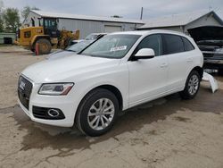 Salvage cars for sale from Copart Pekin, IL: 2013 Audi Q5 Premium Plus