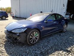 Salvage cars for sale at Windsor, NJ auction: 2015 Tesla Model S