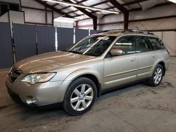 Salvage cars for sale at West Warren, MA auction: 2008 Subaru Outback 2.5I Limited