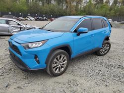 Salvage cars for sale from Copart Waldorf, MD: 2021 Toyota Rav4 XLE Premium